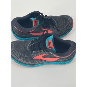 Brooks Sneakers Pure Grit 6 Women Size 7.5 Gray Pink Blue‎ Run Hike
